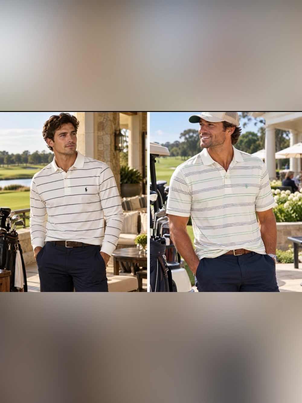 Ralph Lauren Golf Lot Short Sleeve & Long Polo Shirts Size Medium 5 Clubs Golf